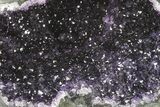 Dark Purple Amethyst Geode - Uruguay #275662-3